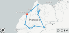  Circuit de 7 jours au Maroc au départ de Casablanca via Chefchaouen, Fès, Merzouga (désert du Sahara) - 14 destinations 