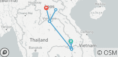  11D Voyage de vacances culturelles au Laos - 8 destinations 