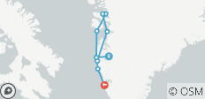  Complete West Greenland (Includes One-Way Flight from Copenhagen to Kangerlussuaq) - 9 destinations 