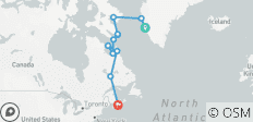  Autumn Northern Lights - from Greenland to Nova Scotia - 11 destinations 