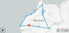  Private 11-Days Morocco Imperial Cities &amp; Sahara Desert Tour from Marrakech - 12 destinations 