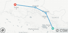  8 Days Qinghai to Dunhuang Group Tour including Chaka Salt Lake - 4 destinations 