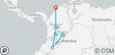  Kolumbien Intense: Andean Secrets &amp; Caribbean Treasures - 9 Destinationen 