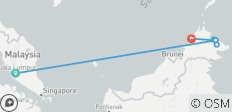  Kuala Lumpur &amp; Borneo Explorer - 11 days - 6 destinations 
