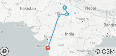  10 Days Private Luxury Golden Triangle Tour with Mumbai - 5 destinations 