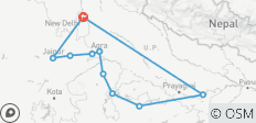  11-Day Northern India Cultural Tour - 11 destinations 