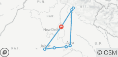  09-Day Northern India Cultural and Spiritual Tour - 9 destinations 