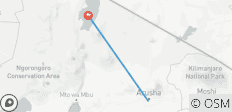  MONT OLDONYO LENGAI TREKKING 3 JOURS TANZANIE - 2 destinations 