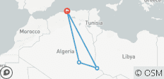  Ontdek de magie van Zuid-Algerije in 5 dagen - 4 bestemmingen 