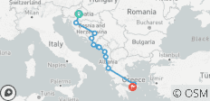  The Balkans From Coastal Croatia to Legendary Greece (Zagreb to Athens) - 13 destinations 