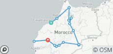  12-Days Morocco Tour from Casablanca via Sahara Desert, Fez &amp; Chefchaouen, Coast - 16 destinations 