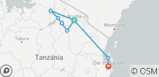  Tanzania Private Safari with Zanzibar 13 Days - 8 destinations 