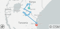  Kenya et Tanzanie : l\'expérience du safari avec Nairobi et Zanzibar - 17 destinations 