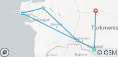  Discover Turkmenistan - 6 destinations 