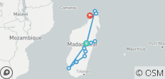  Highlights of Madagascar - 15 destinations 