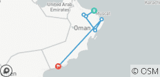  Circuit privé personnalisé de 12 jours à Oman, départ quotidien et guide exclusif - 6 destinations 