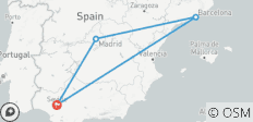  Le meilleur de Madrid et Barcelone depuis Séville en 3 jours - 4 destinations 