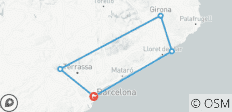  Montserrat, Gérone et Costa Brava en 2 jours depuis Barcelone - 5 destinations 