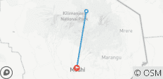  KILI TREKS LEMOSHO ROUTE 8 DAYS GROUP JOINING 07TH - 14TH OCTOBER 2025 - 3 destinations 