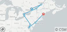 Oost-Canada &amp; VS Ontdekkingsreis 2026 - 16 Dagen - 9 bestemmingen 