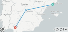  Spanien in 9 Tage - Barcelona, Madrid und Sevilla - 3 Destinationen 