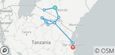 East Africa Private Safari with Nairobi &amp; Zanzibar - 11 destinations 
