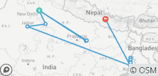  Heritage of India &amp; the Ganges River with Varanasi &amp; Kathmandu - 18 destinations 