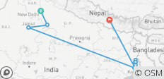  Heritage of India &amp; the Ganges River with Kathmandu - 15 destinations 