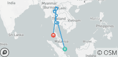  Enchanting Thailand with Singapore &amp; Phuket - 16 destinations 