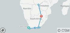  South Africa: From Wine to Wild with Victoria Falls - 11 destinations 