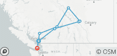  Magnifiques Rocheuses canadiennes et chemin de fer (from Vancouver to Victoria) - 8 destinations 