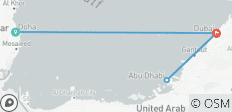  Voyage d\'aventure Qatar - Dubaï - Abu Dhabi - 4 destinations 