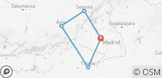 Ségovie, Avila et Tolède en 2 jours depuis Madrid - 5 destinations 