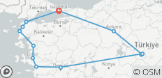 Wonderen van Anatolië - 10 dagen - 14 bestemmingen 
