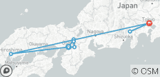  9 Days In Depth Cultural Japan Small Group Tour (Osaka to Tokyo by rail) - 9 destinations 