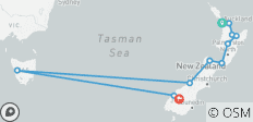  Circuit national d\'aventure \&quot;Kahu\&quot; de 18 jours - 11 destinations 