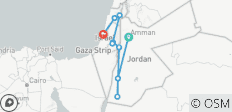  Tour Privado Personalizado de 11 Días por Jordania e Israel, Salida Diaria y Coche Exclusivo - 9 destinos 