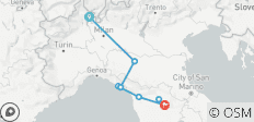  Toscane, lac Majeur et Riviera italienne (du lac Majeur à Figline) (2026) - 9 destinations 