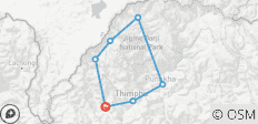  Bhutan Schneemann Trek - 7 Destinationen 