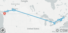  Contrastes canadienses - Recorrido por Canadá de Este a Oeste - 12 destinos 