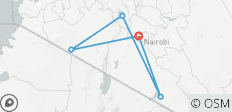  Le Kenya sauvage : Nairobi, Maasai Mara, Amboseli et le lac Naivasha - 5 destinations 