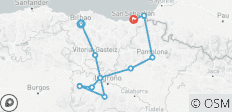  Baskenland &amp; La Rioja | Spanje | Begeleide fietstocht | vaste vertrekdata - 10 bestemmingen 