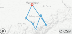  Aventure cycliste dans l\'Atlas - 5 jours / 4 nuits - 7 destinations 