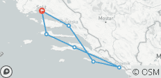  Croisière aller-retour de 8 jours à Split - bateau Premier Plus, plus de 40 ans - 7 destinations 