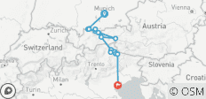  De Munich à Venise : un voyage à travers les Alpes - 15 destinations 