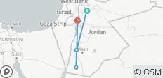  Circuit de 4 jours à Petra, Wadi Rum et la Mer Morte - Aventure et culture en Jordanie - 4 destinations 