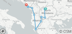  Balkans - 14 days Adventure Tour (from Skopje to Tivat) - 12 destinations 