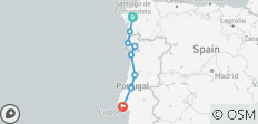  Santiago to Lisbon Discovery - 8 days - 8 destinations 