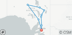  Aventure dans l\'arrière-pays sud-australien (petit groupe) - 9 destinations 