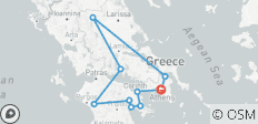  Hiver en Grèce - Tour classique avec les Météores - 10 destinations 